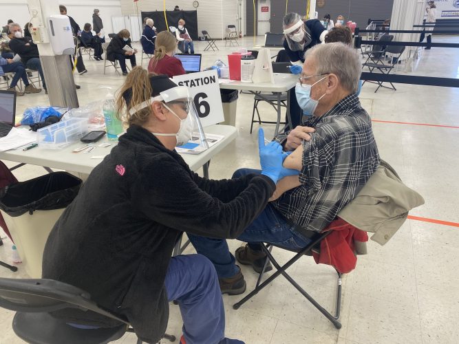 ‘I Wouldn’t Be Anywhere Else’: COVID-19 Vaccine Clinic Staffs Happy To Serve Region